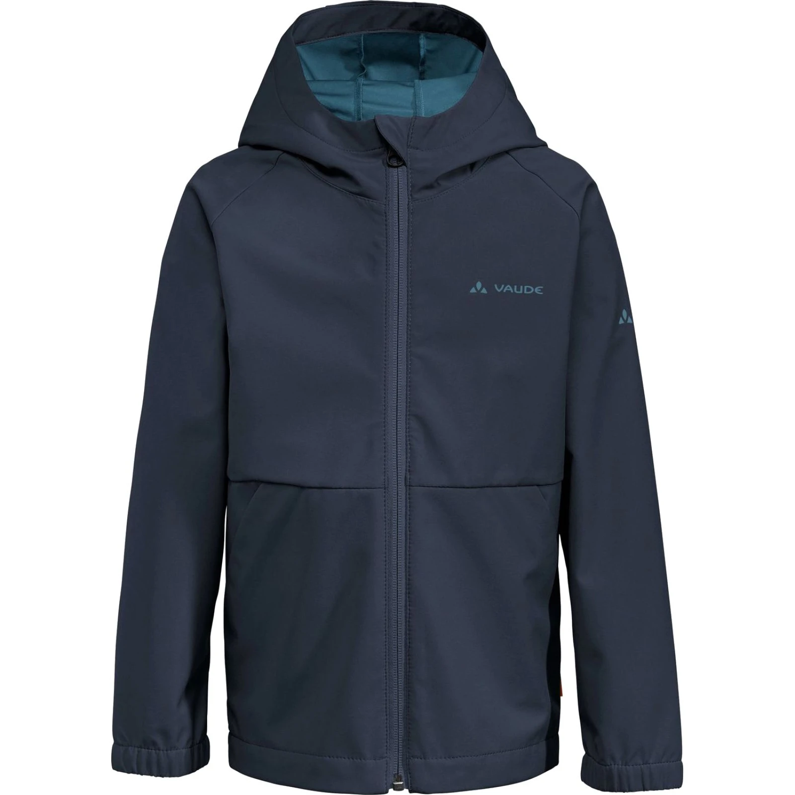 Vaude Kids Kinich Jacket, softshellová bunda, zelená · záber 1