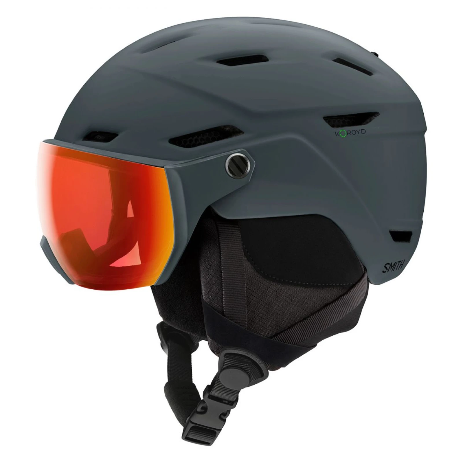 Smith Survey, lyžařská přilba s hledím, šedá · záber 2