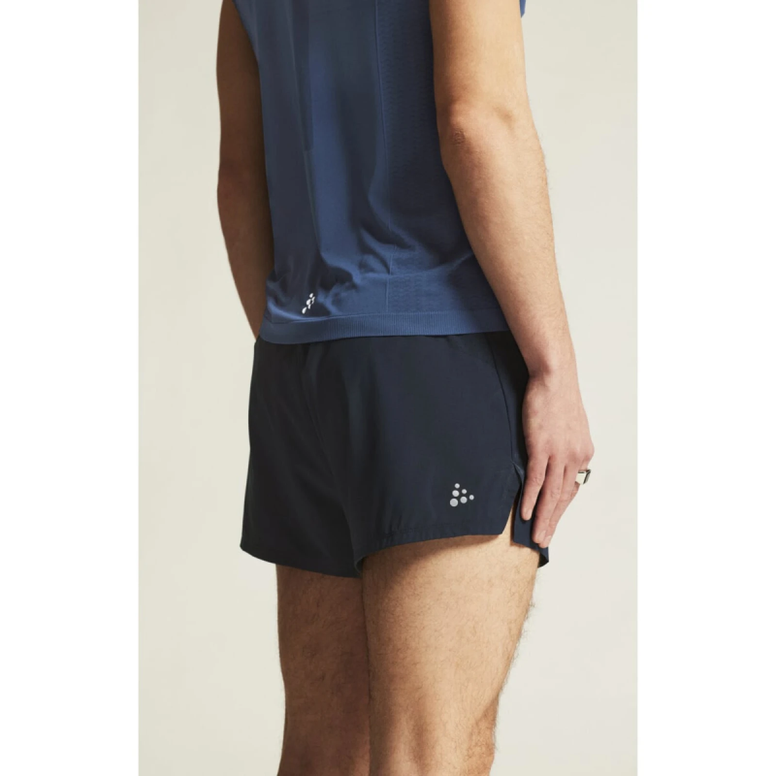 Pánské tréninkové kraťasy CRAFT Shorts ADV Essence 2,2 - Velikost: M | Barva: modrá · záber 5