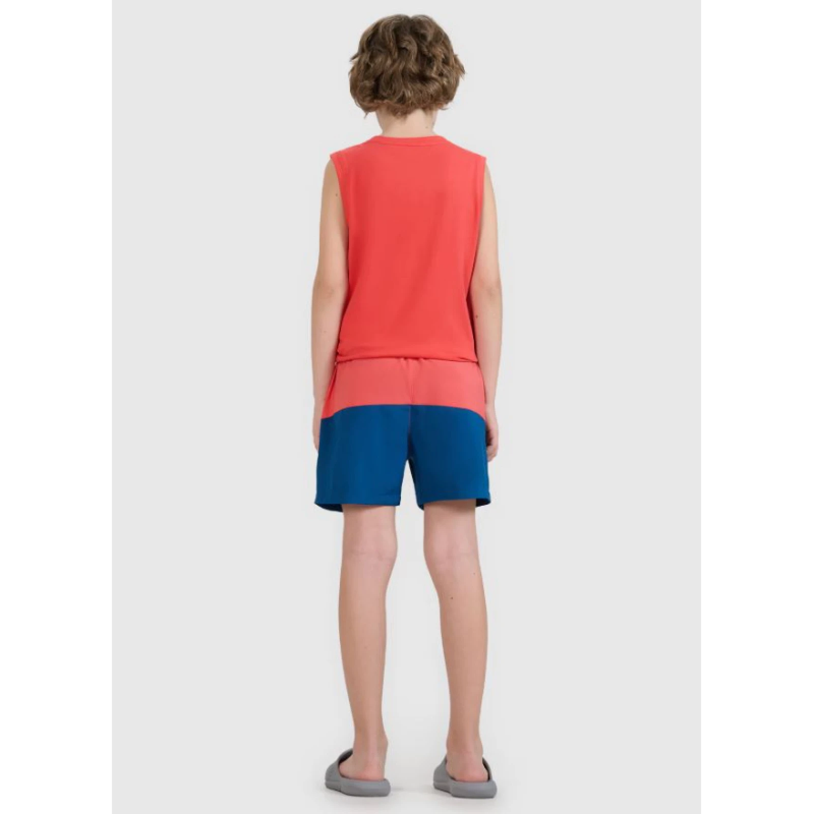 Chlapecké plavky 4F JUNIOR BOARD SHORTS M116-63S-CORAL · záber 4