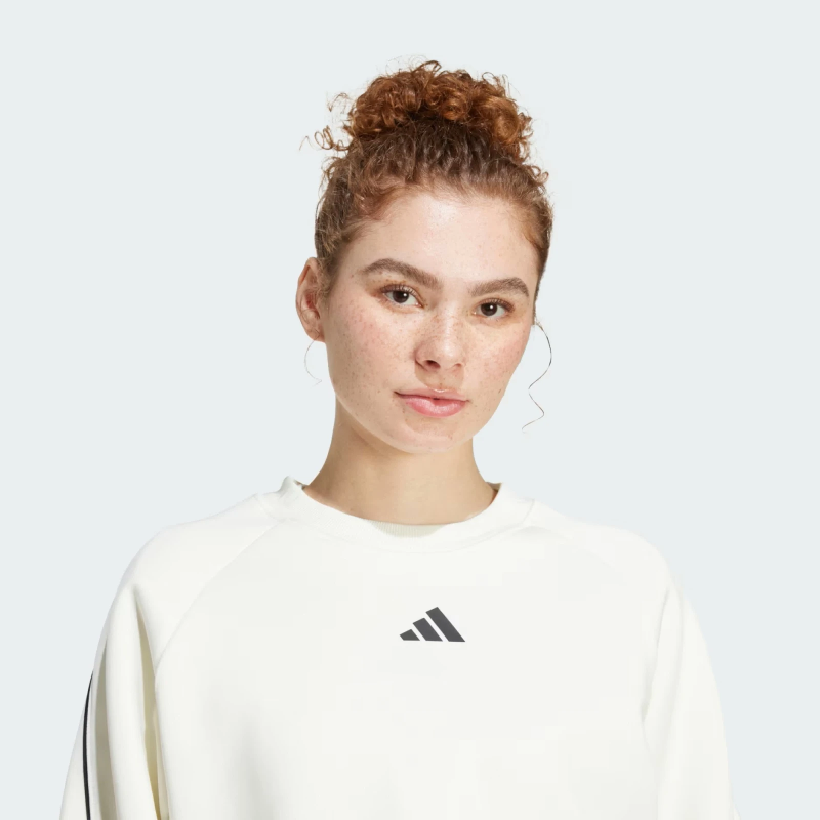 Dámská mikina ADIDAS W STADIUM SWT OWHITE BLACK · záber 11