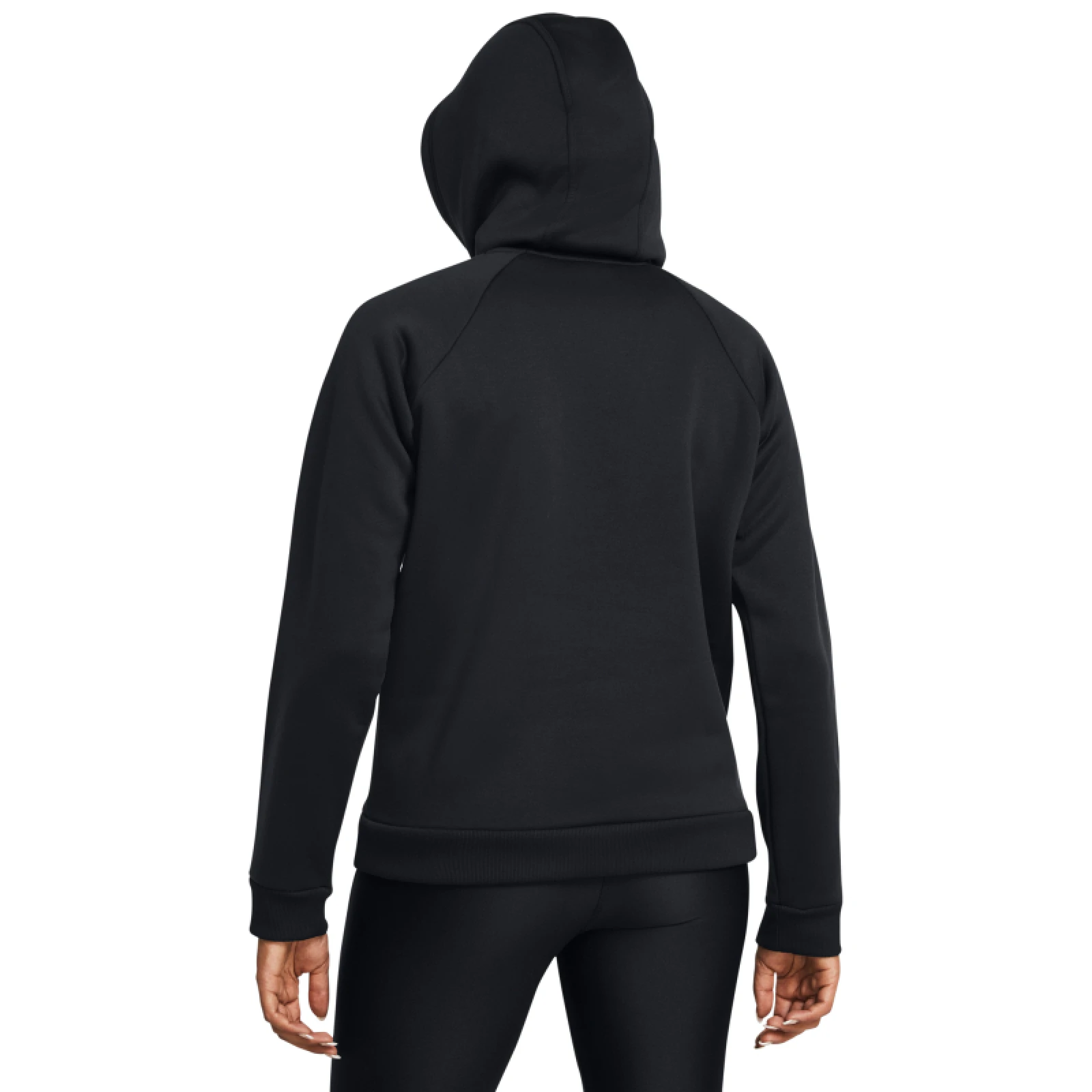 Dámská zateplená mikina s kapucí UNDER ARMOUR UA Armour Fleece Hoodie-BLK · záber 2