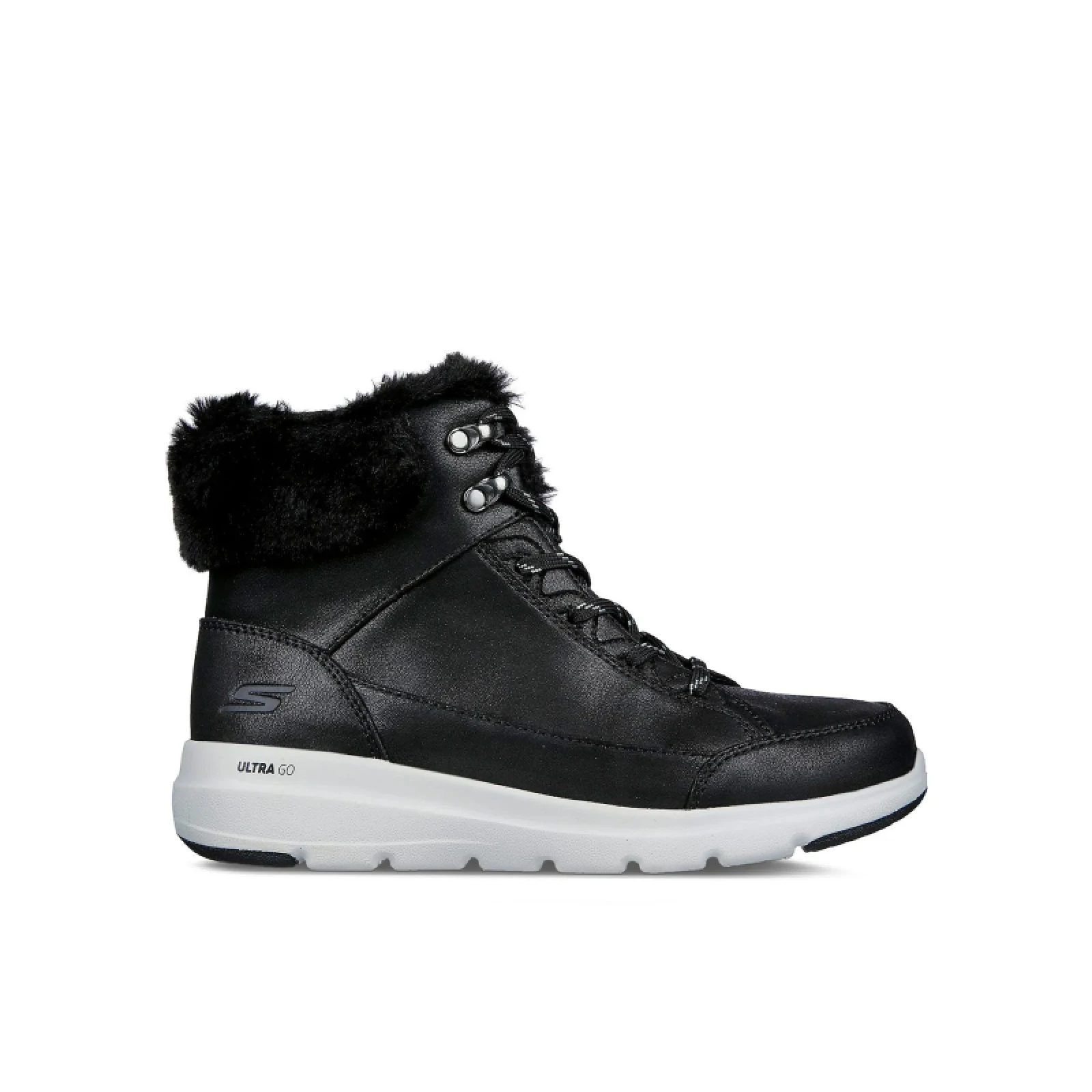 Dámské kotníkové zimní boty SKECHERS On The-Go Glacial Ultra Cozyly black · záber 3
