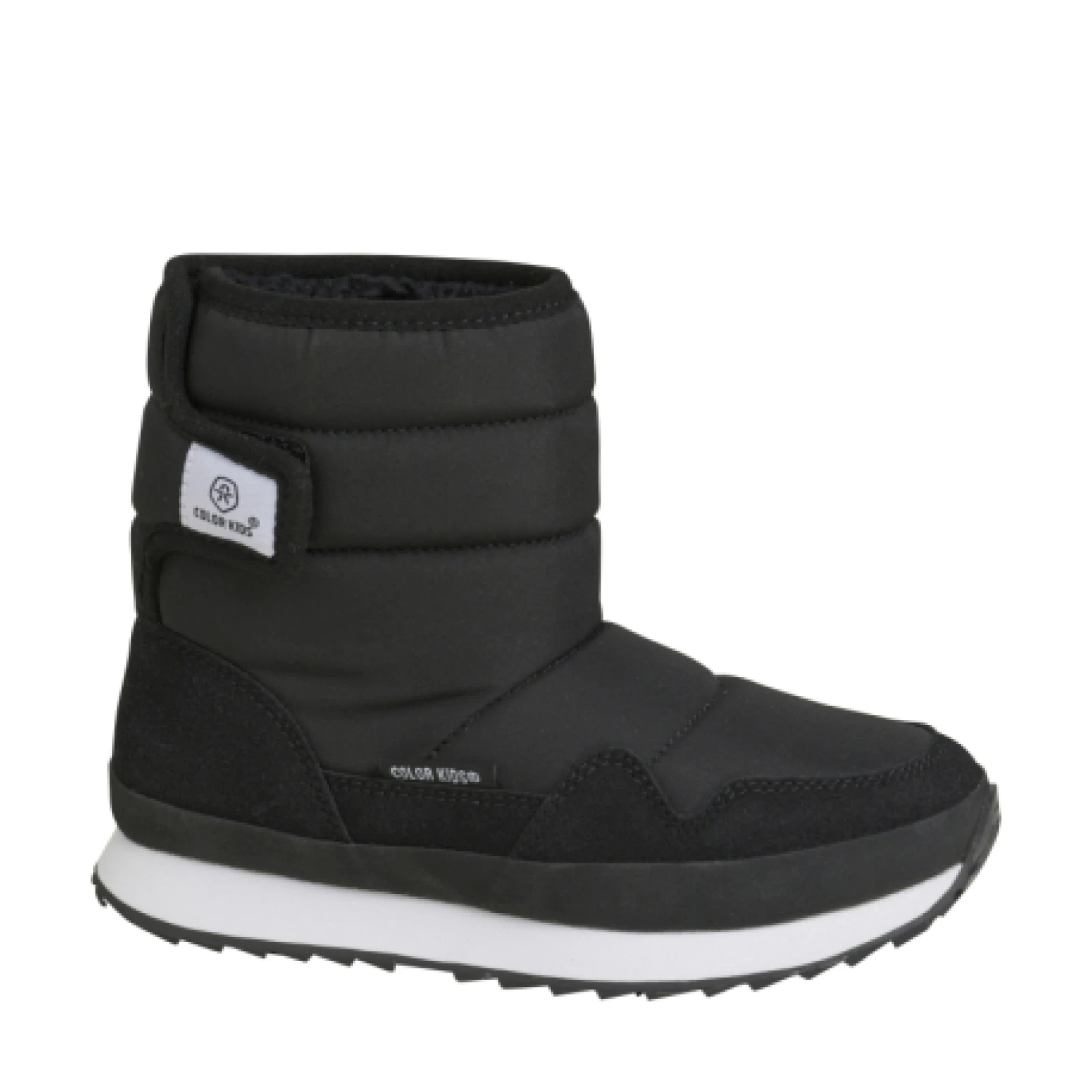 Dětské vysoké zimní boty COLOR KIDS Boots W. 1 velcro, black · záber 1