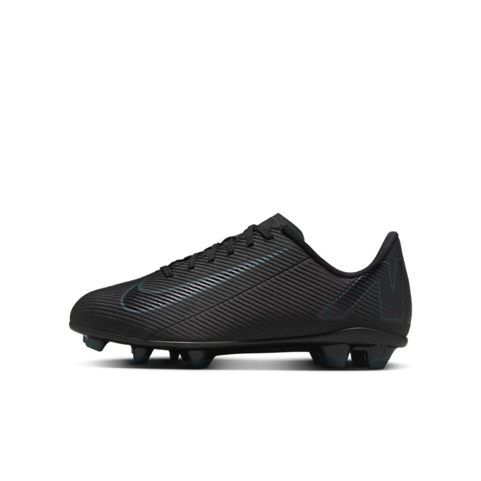 Chlapecké fotbalové kopačky outdoorové NIKE Mercurial Vapor 16 Club Jr FG MG black deep jungle black · záber 2