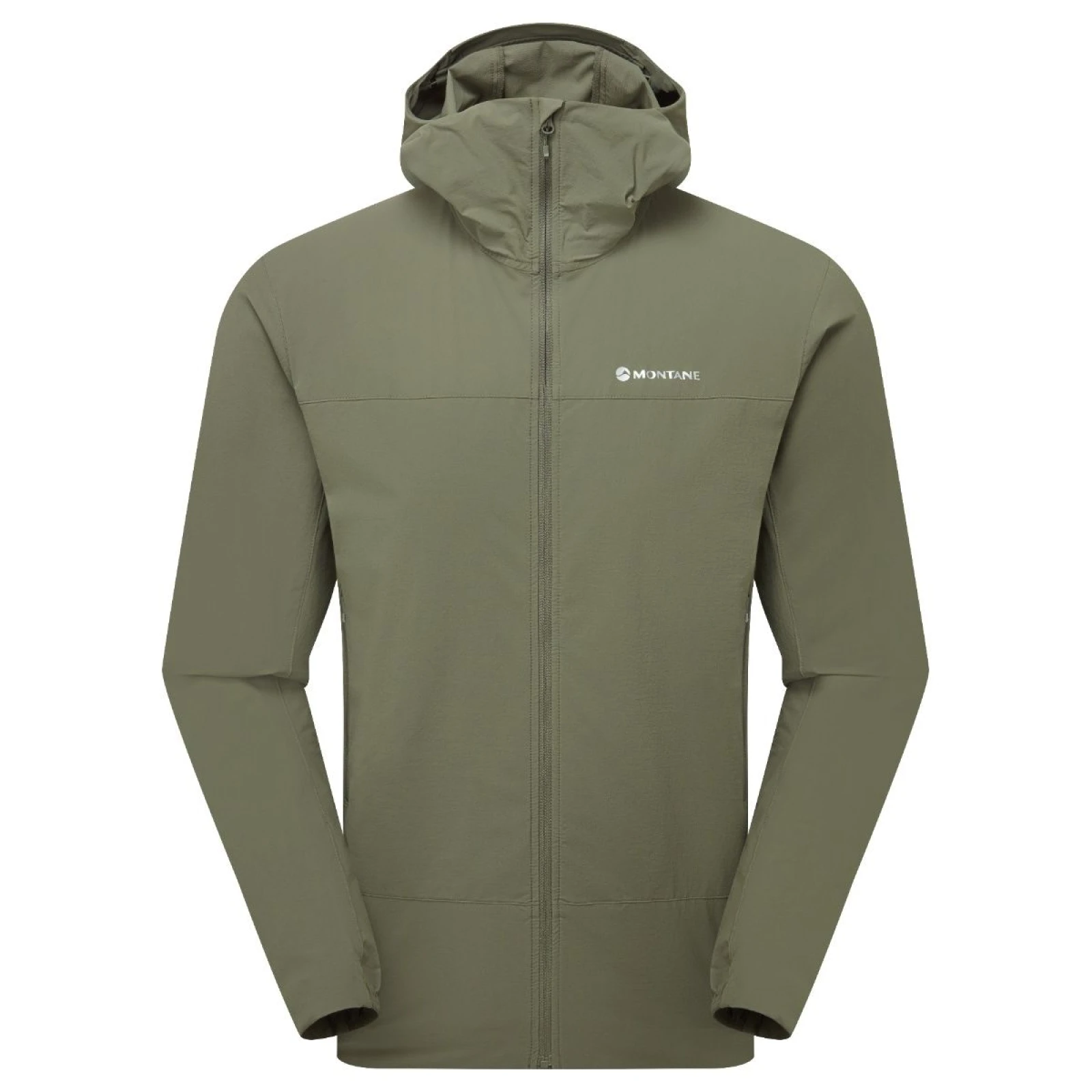 Montane Tenacity Nano Hoodie, softshellová bunda, pánská, zelená · záber 1
