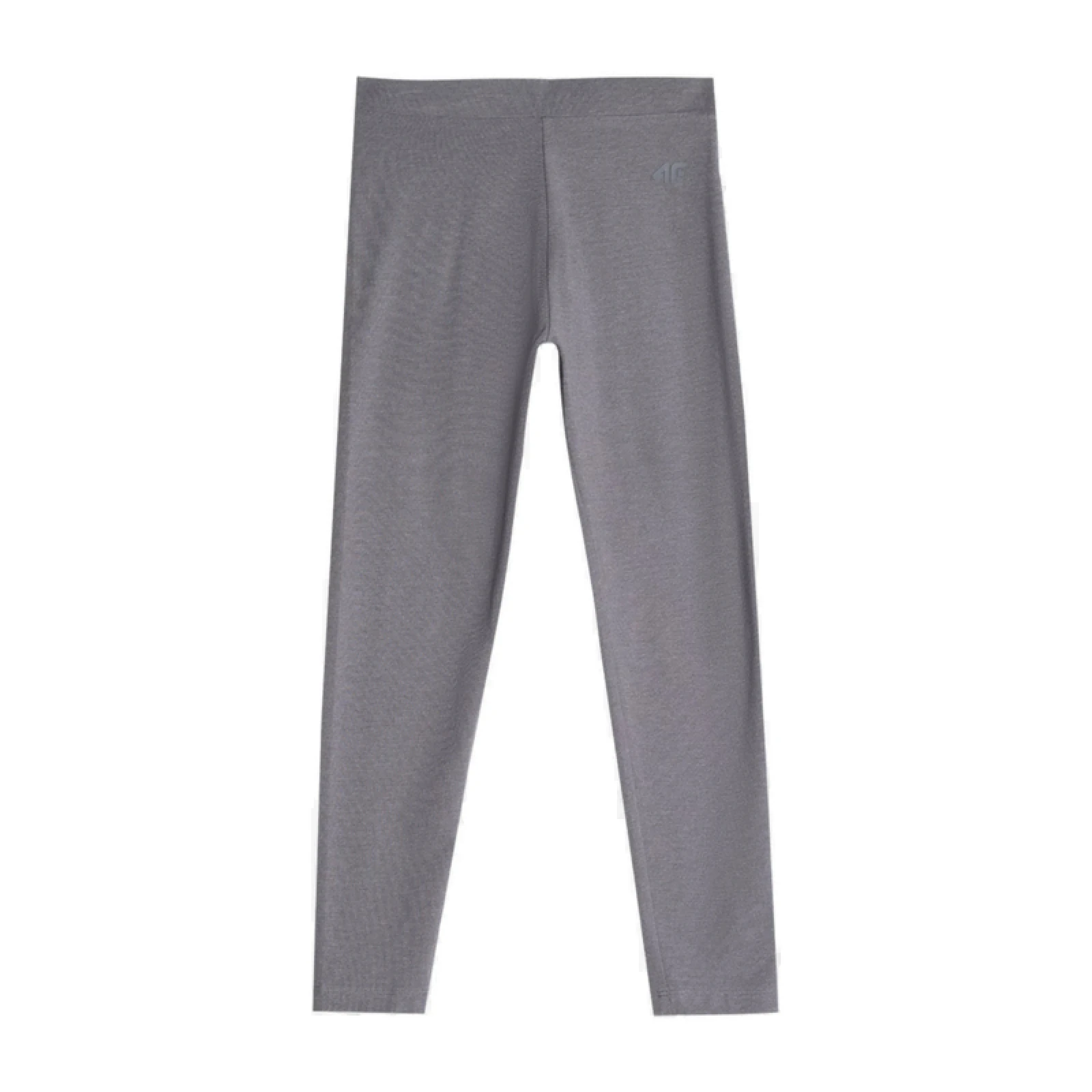 Dívčí legíny 4F JUNIOR TIGHTS-JAW23TTIGF093-23M-DARK GREY MELANGE · záber 4