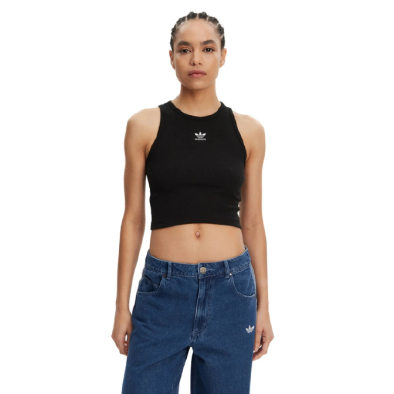 Dámské tílko ADIDAS ORIGINALS ESS RIB TANK-WHITE · záber 7