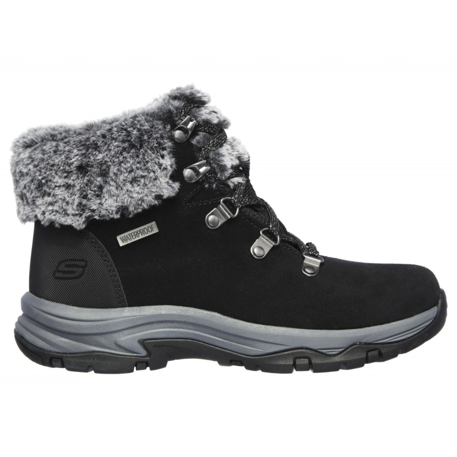 Dámské kotníkové zimní boty SKECHERS Trego Falls Finest navy · záber 8