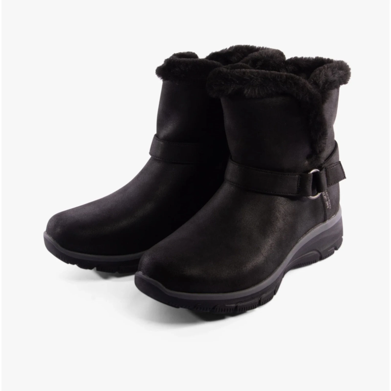 Dámské kotníkové zimní boty SKECHERS Easy Going Dreamer black black · záber 3