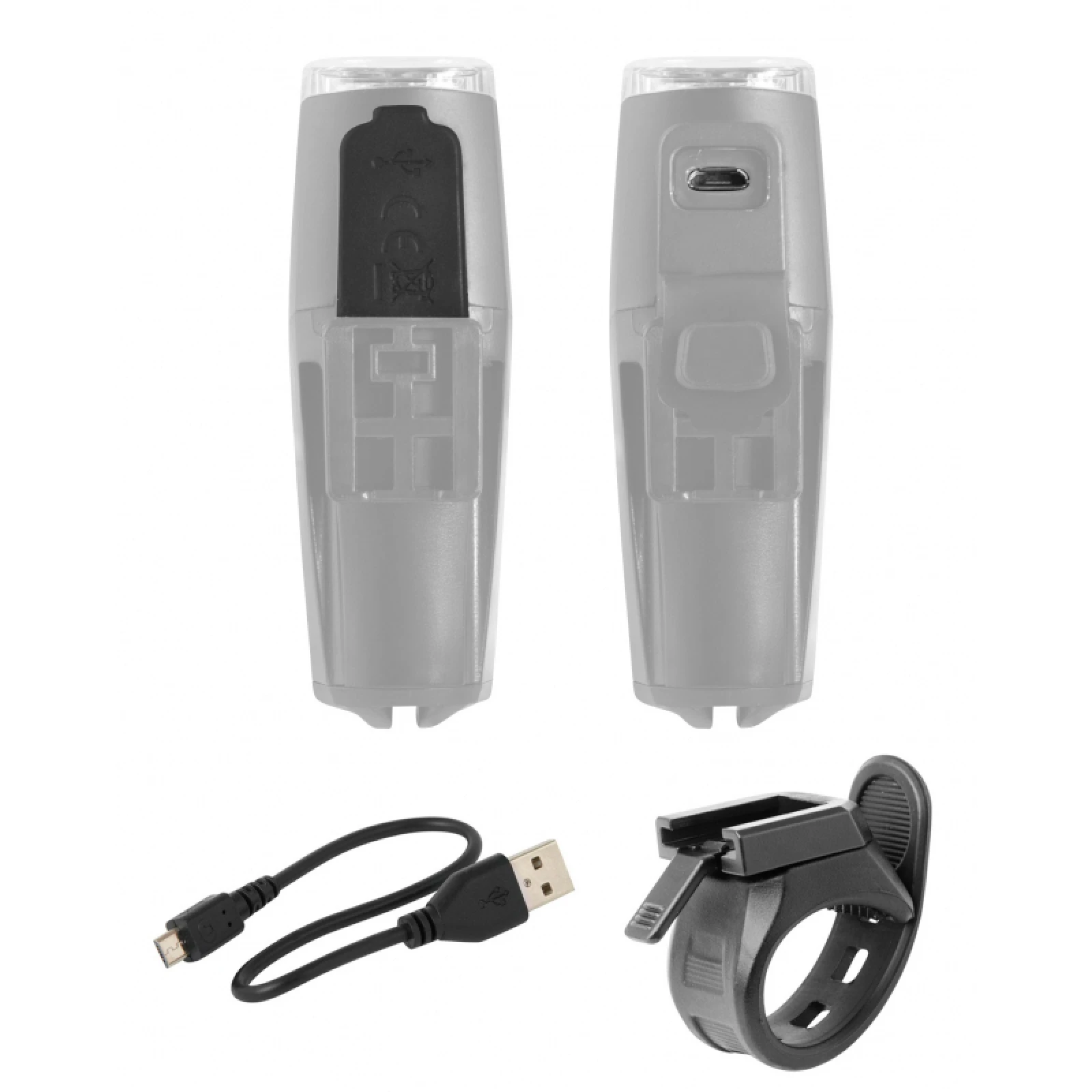 Světlo na kolo FORCE SHARK 500LM USB · záber 3