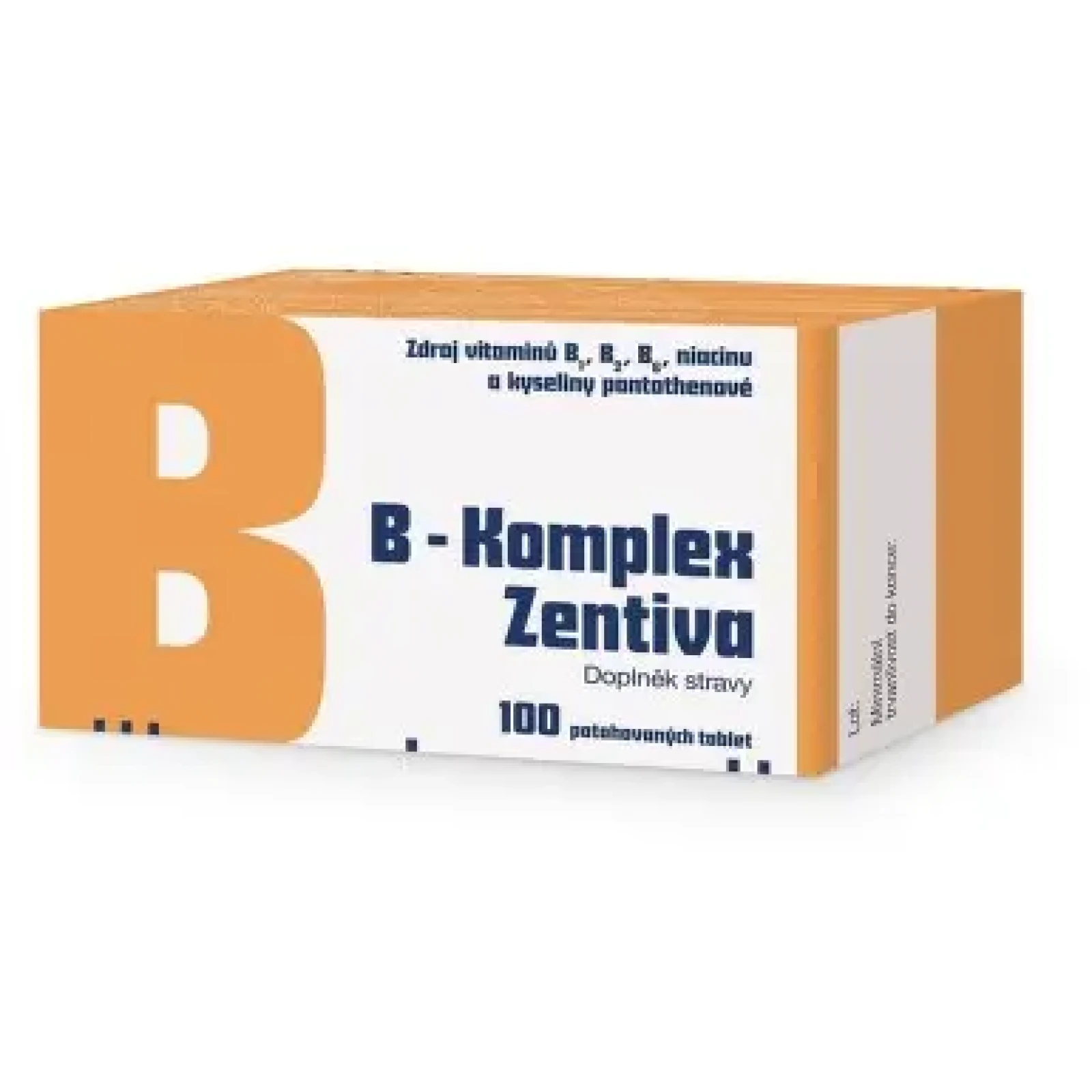 Zentiva B-Komplex 100 tablet · záber 1