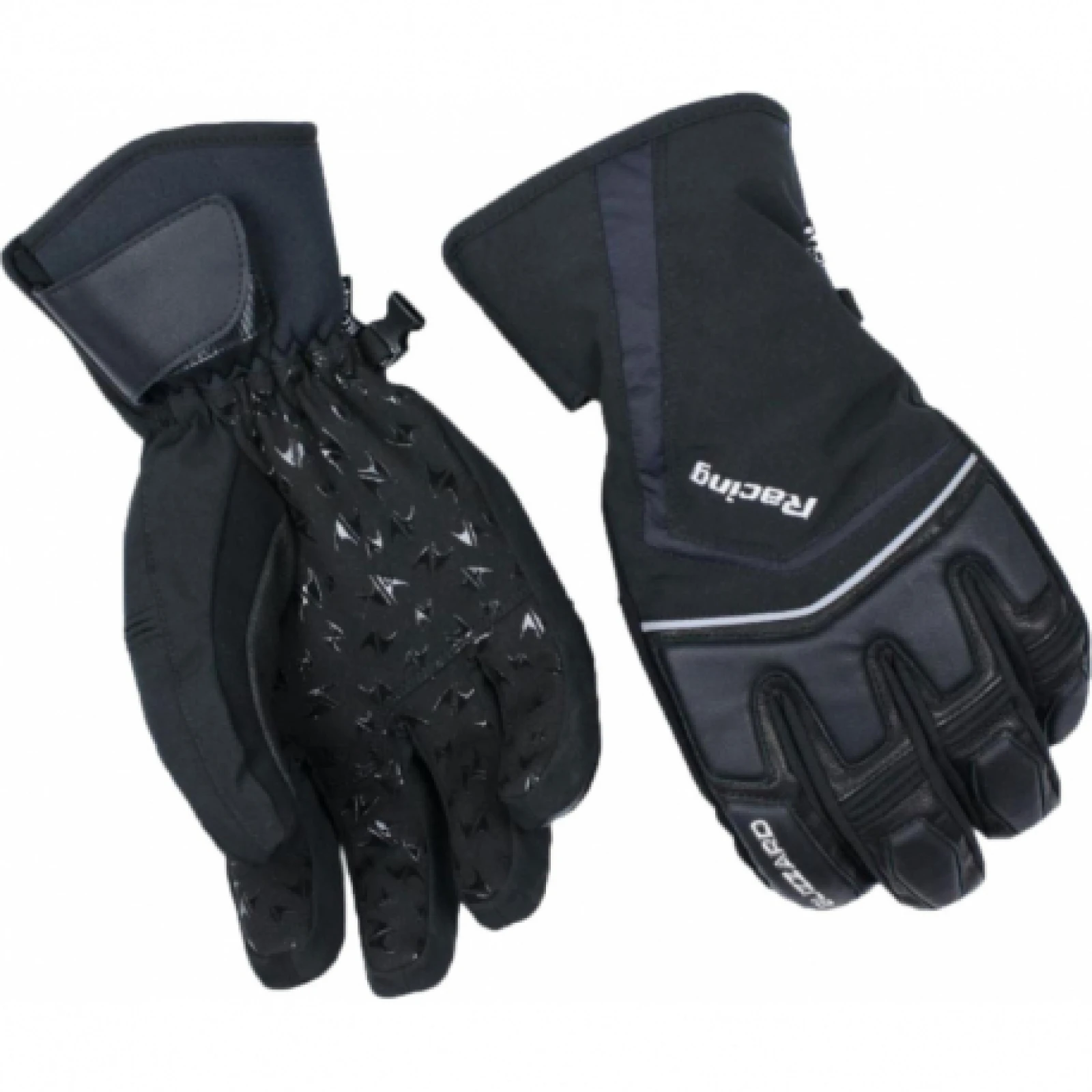 Lyžařské rukavice BLIZZARD Racing ski gloves, black silver · záber 1
