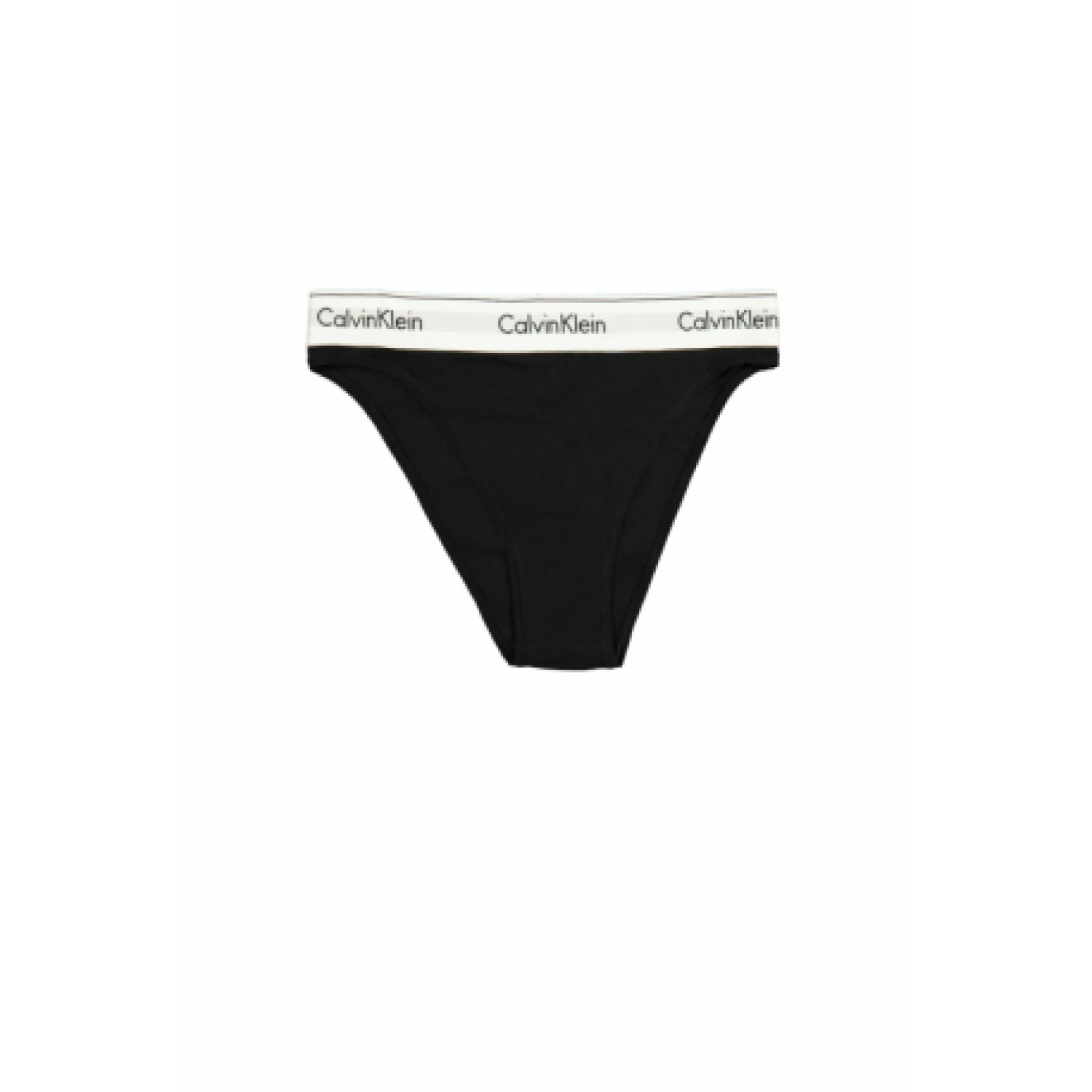 Dámské kalhotky CALVIN KLEIN HIGH LEG TANGA-Black · záber 1