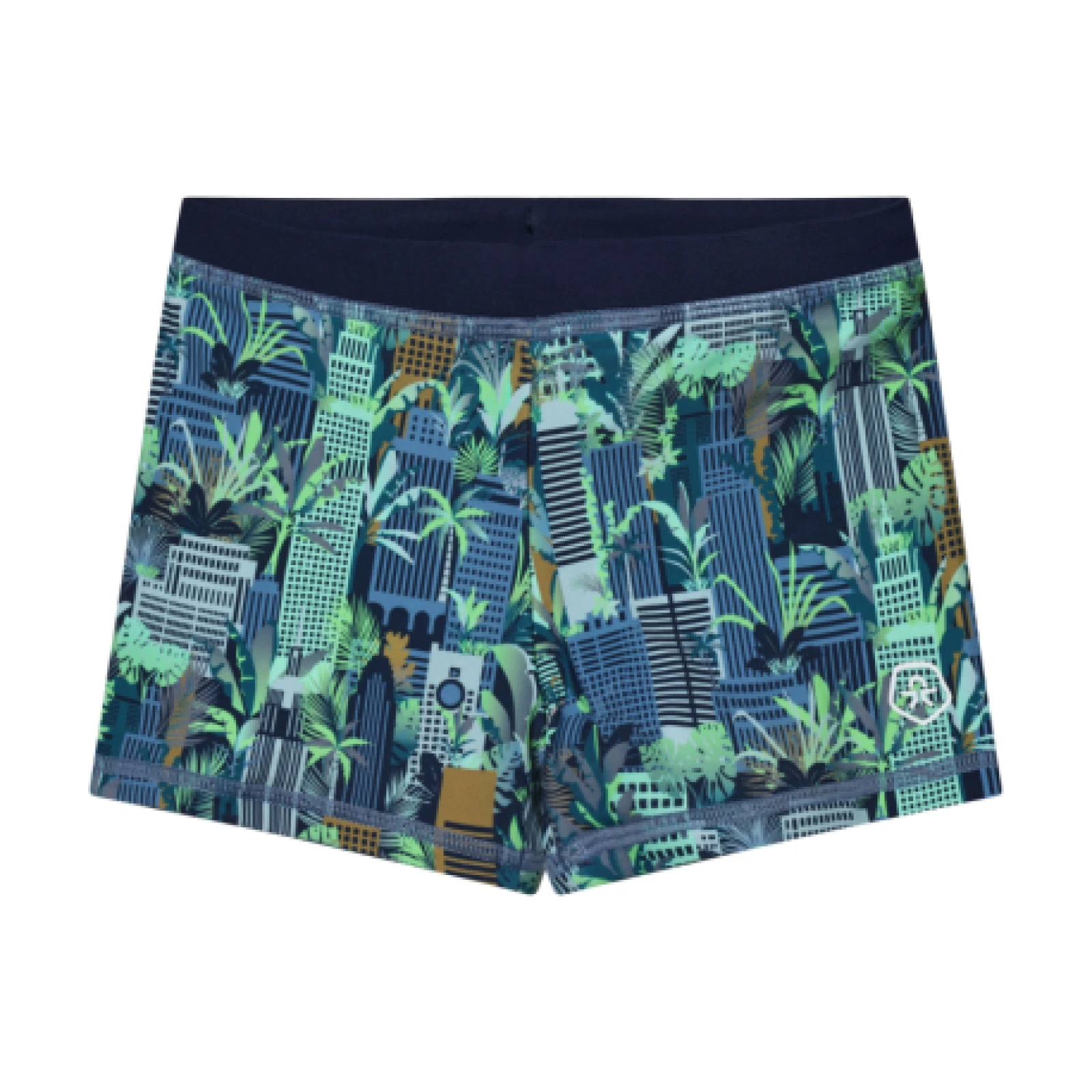 Chlapecké plavky COLOR KIDS Swim Trunks, AOP-8714-Cabbage · záber 1