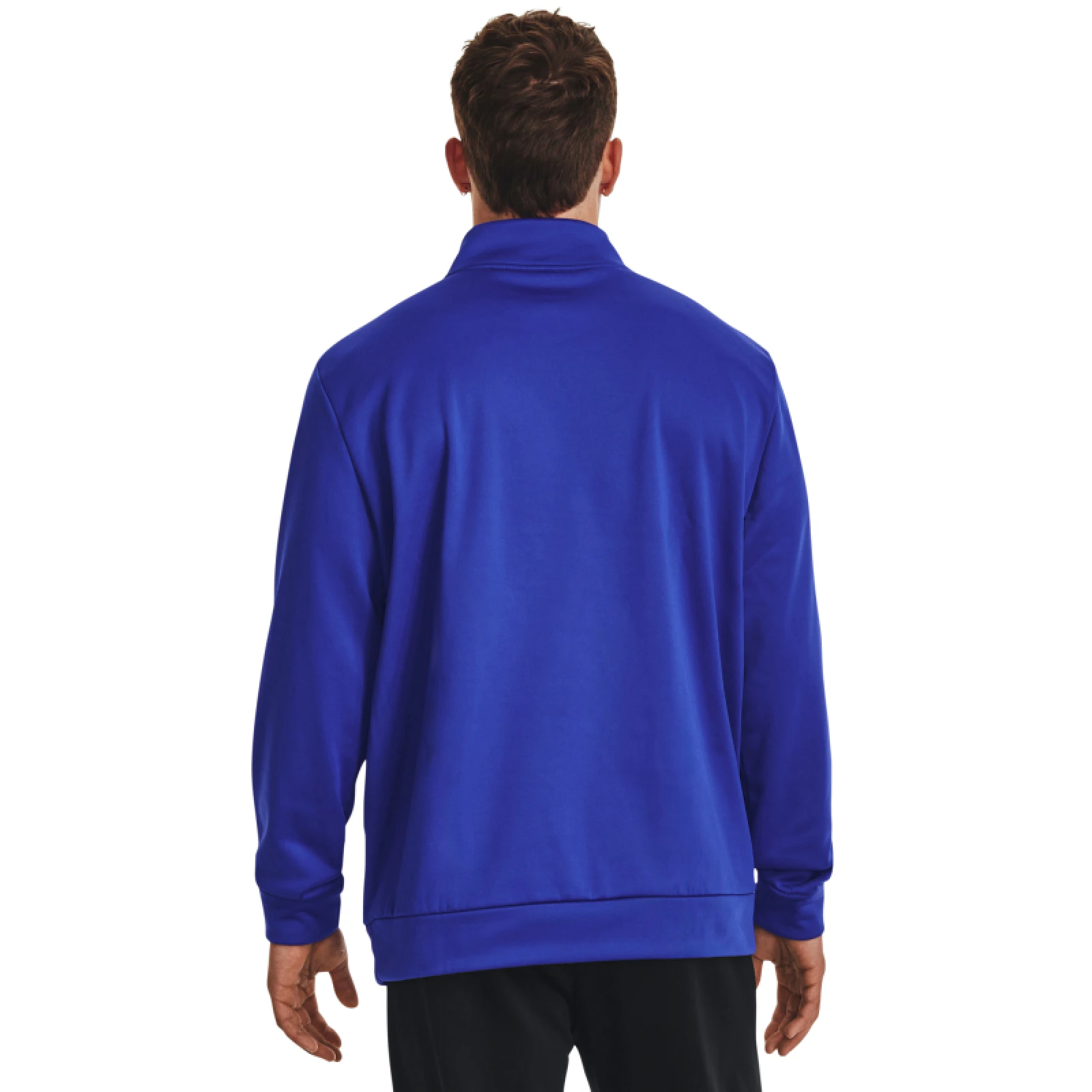 Pánská zateplená tréninková mikina s 1 2 zipem UNDER ARMOUR UA Armour Fleece 1 4 Zip-BLU · záber 3