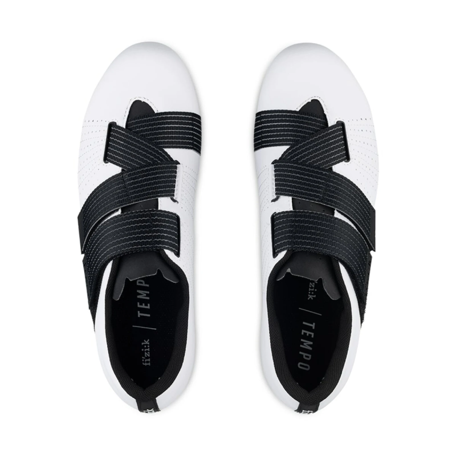 Cyklistické boty FIZIK silniční tretry Tempo Powerstrap R5 bílá · záber 9