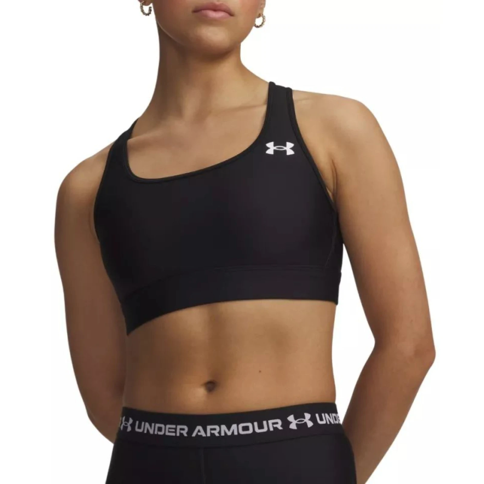 Kompresní podprsenka UNDER ARMOUR HeatGear Mid-BLK · záber 3