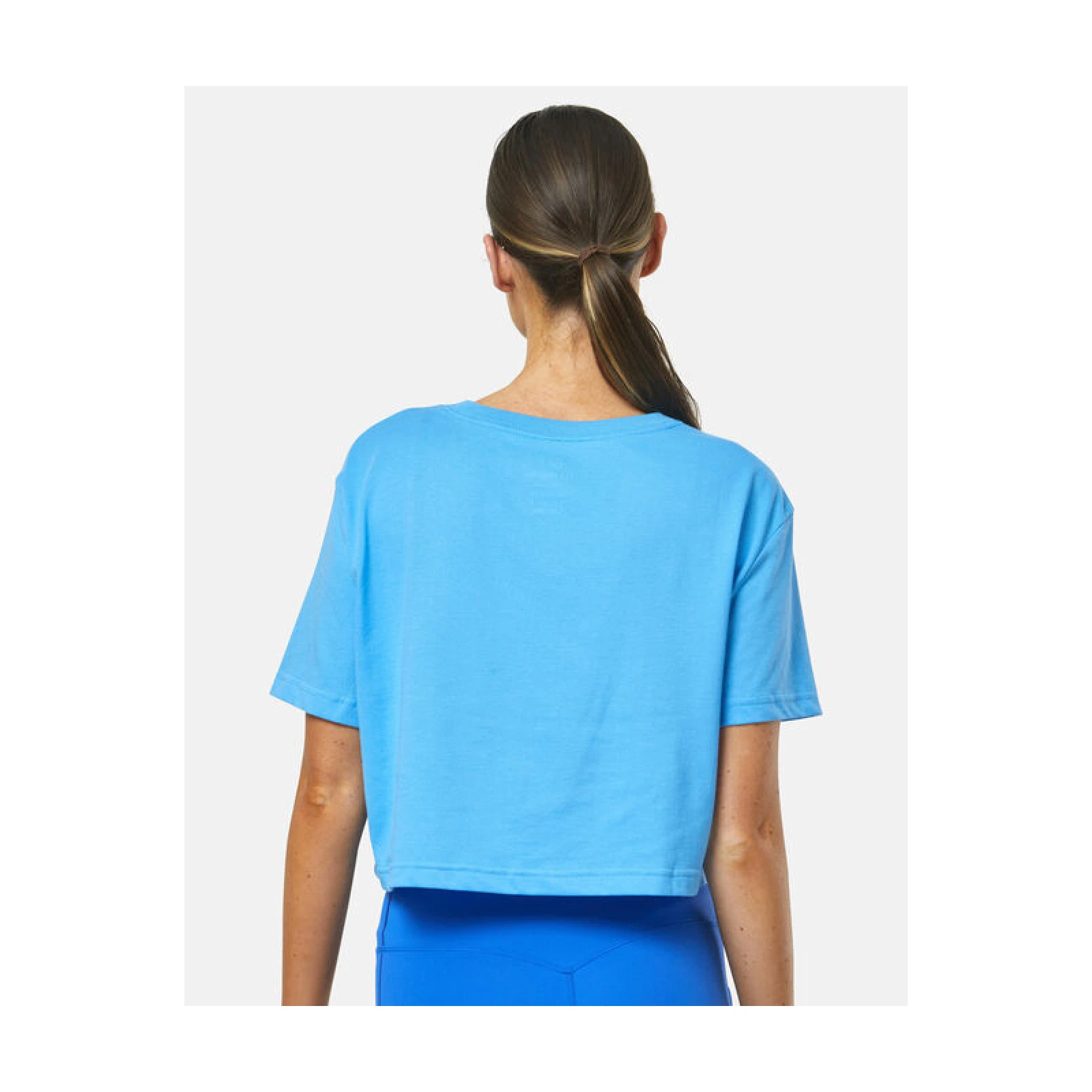 Dámské tréninkové tričko s krátkým rukávem NIKE PRO W GRX SS-FQ4985-412-UNIVERSITY BLUE - Barva: modrá · záber 3
