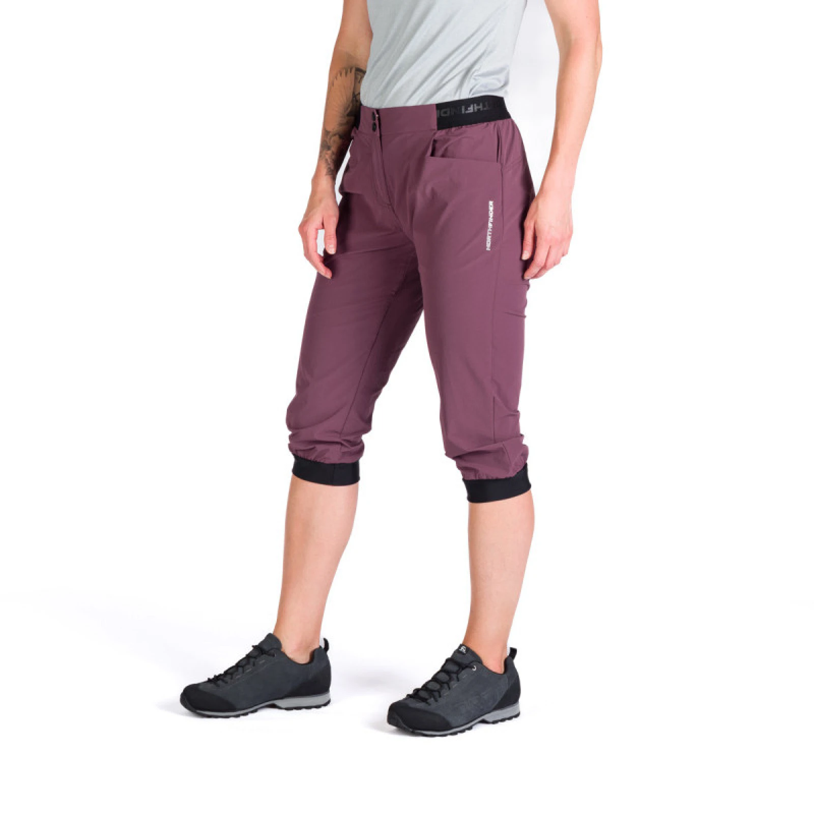 Dámské turistické 3 4 kalhoty NORTHFINDER CAROLE-481-plum · záber 2