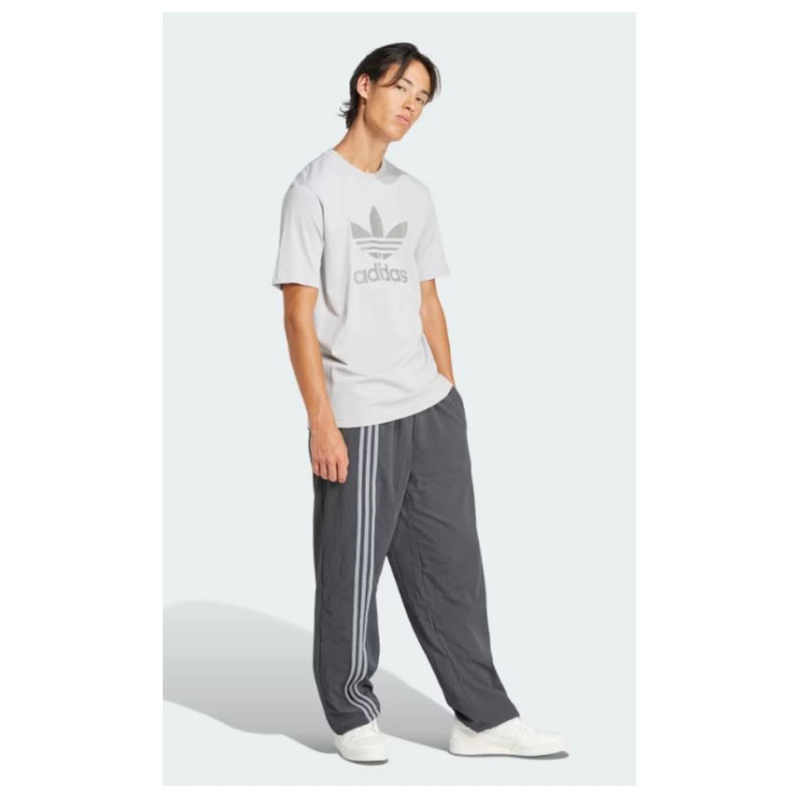 Pánské tričko s krátkým rukávem ADIDAS ORIGINALS TREFOIL T-SHIRT-GRETWO · záber 3