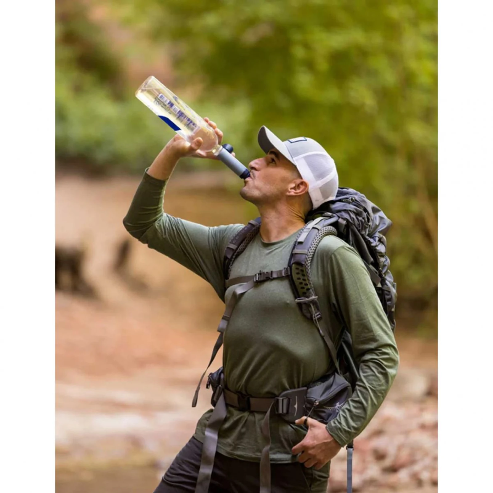 LifeStraw Peak SOLO, modrá · záber 2