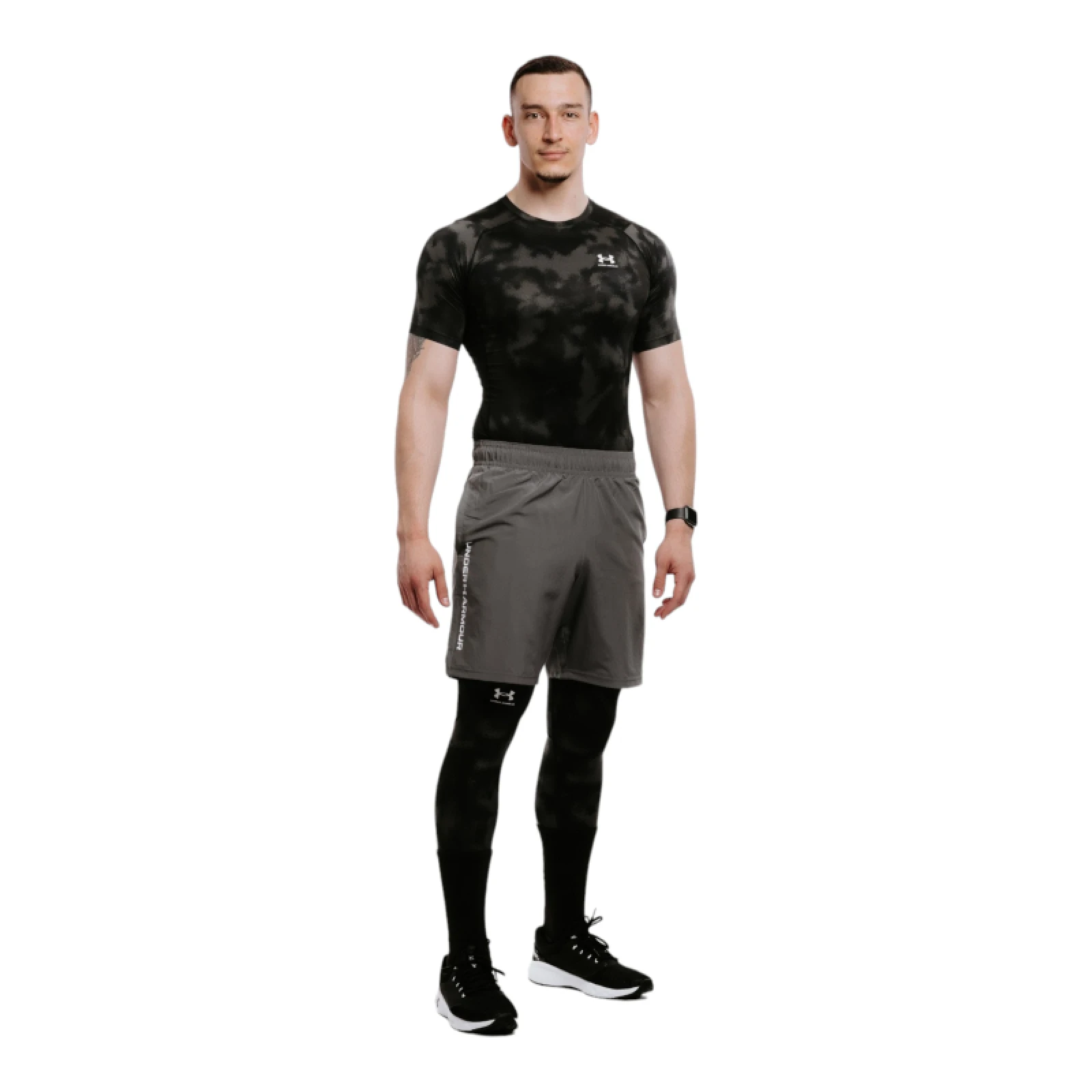 Pánské kompresní legíny UNDER ARMOUR UA HG Armour Leggings-BLK · záber 3