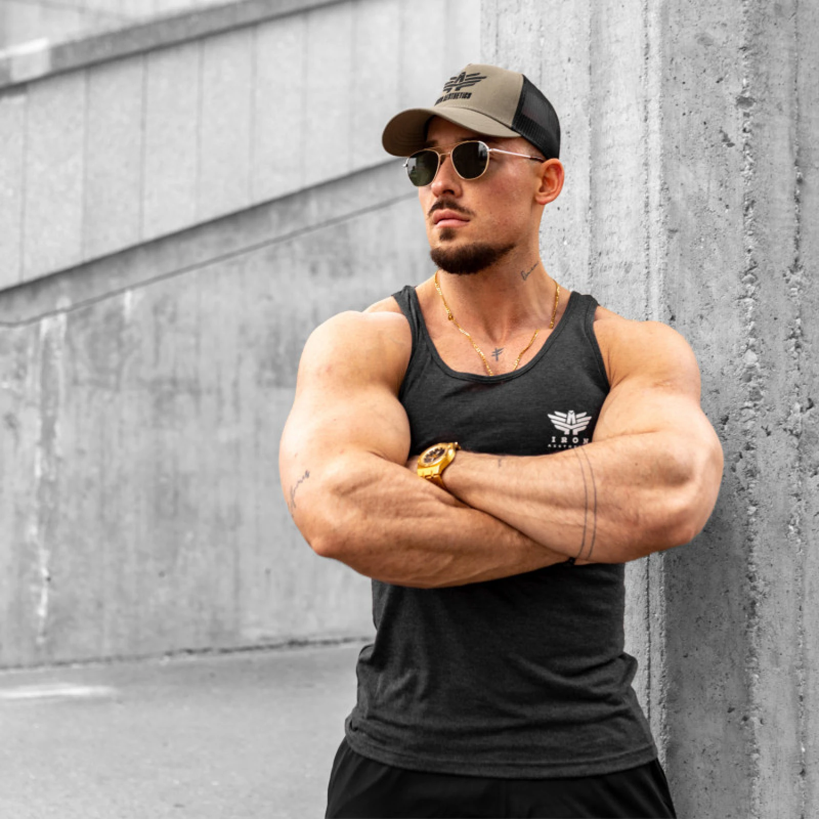 Pánská kšiltovka Iron Aesthetics Boost, green/black · záber 4