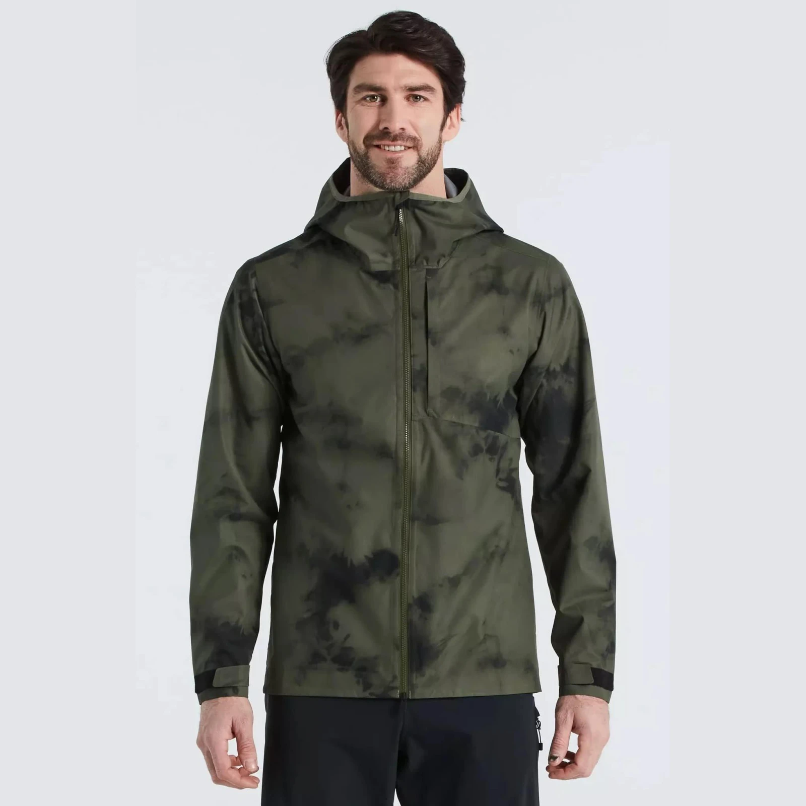 Specialized Trail Rain Jacket Altered-Edition M - Velikost: M | Barva: sivá, zelená · záber 1