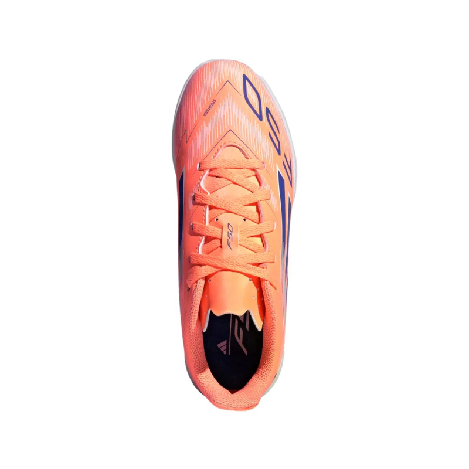 Chlapecké fotbalové kopačky halové ADIDAS F50 Club Jr IC beam orange lucid blue cloud white · záber 3