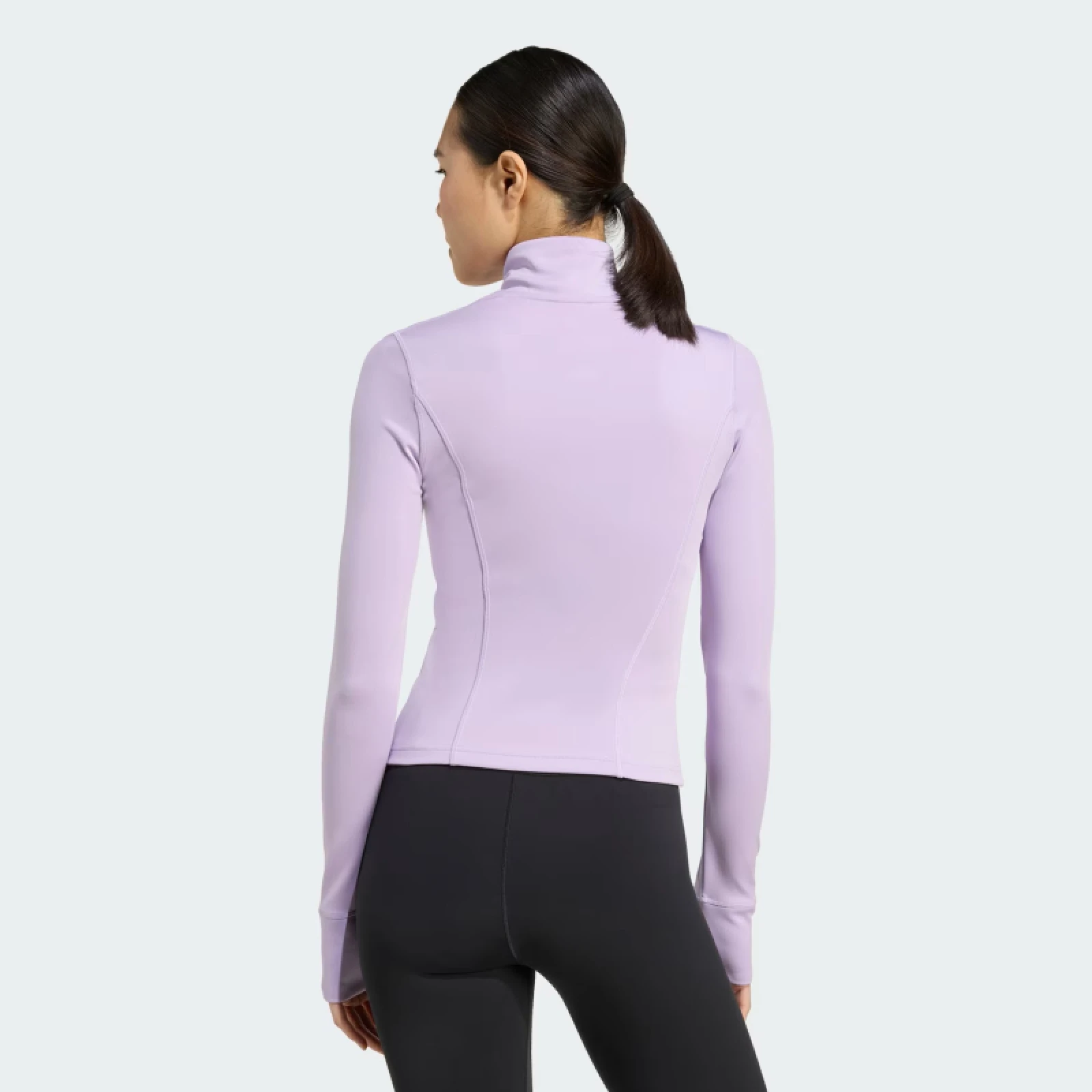 Dámská tréninková mikina se zipem ADIDAS WE ZP THRU JKT POWPLU · záber 3