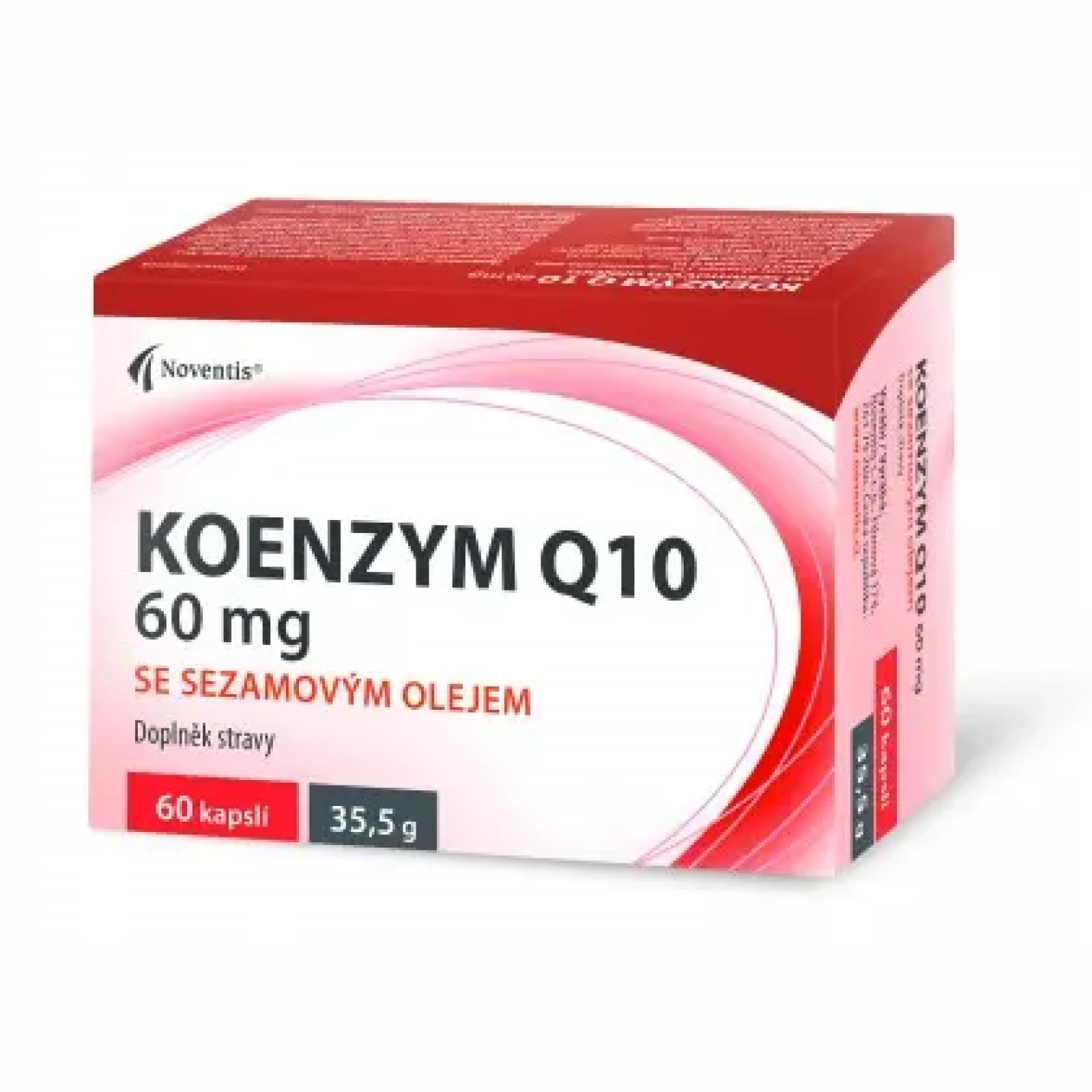 Noventis koenzym Q10 60 mg se sezamovým olejem 60 kapslí · záber 1