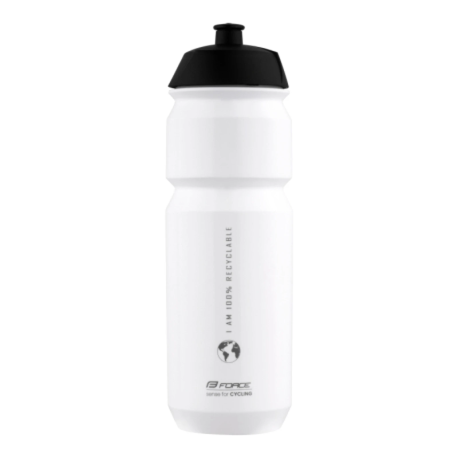 Láhev na kolo FORCE BIO EARTH 0,75 l, white-gray - Barva: sivá · záber 5