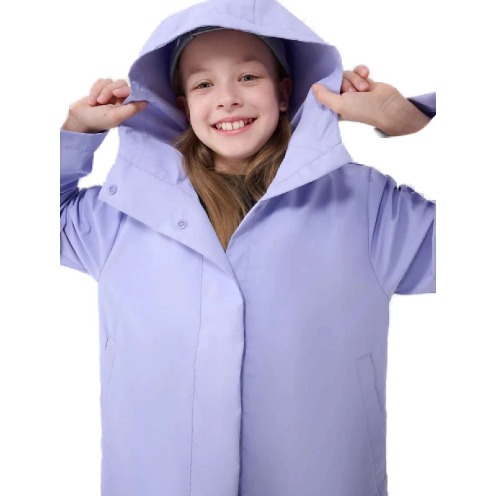 Dívčí pláštěnka 4F JUNIOR JACKET U213-52S-LIGHT VIOLET · záber 3