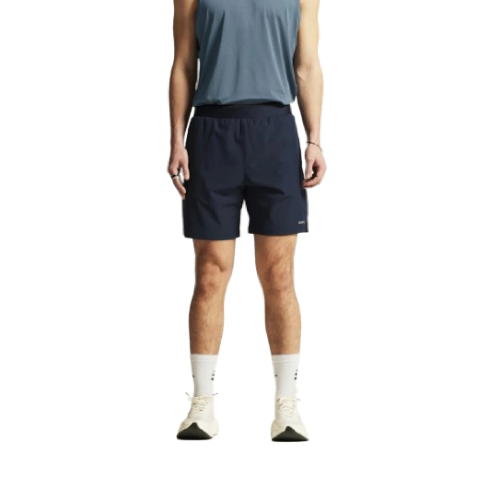 Pánské tréninkové kraťasy CRAFT Shorts ADV Essence 2-in-1 2 - Velikost: M | Barva: modrá · záber 2
