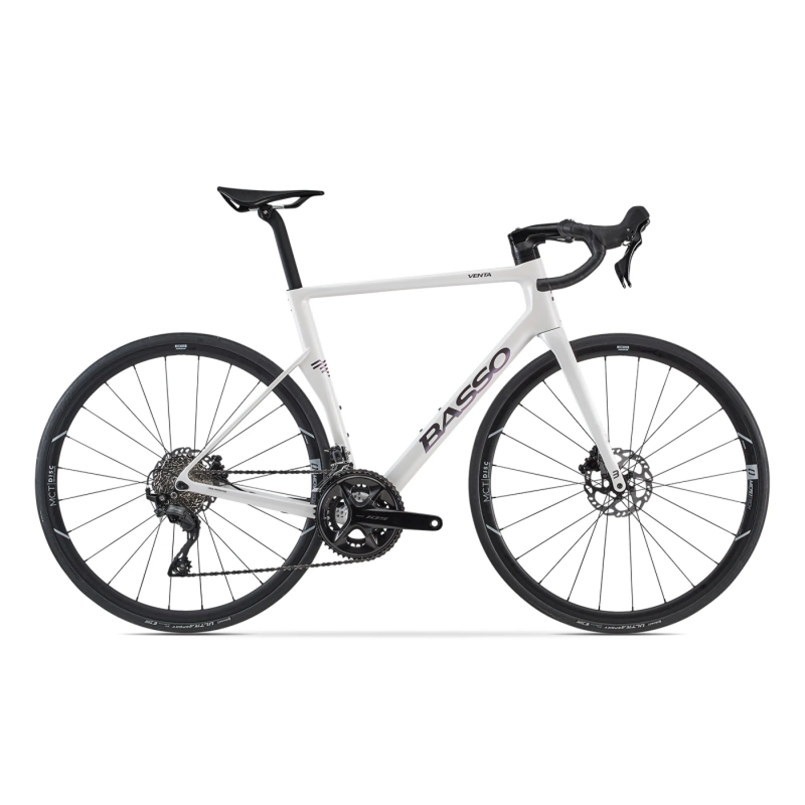 Silniční kolo BASSO Venta R, Shimano 105 12 speed, Microtech MCT, pearl white · záber 2