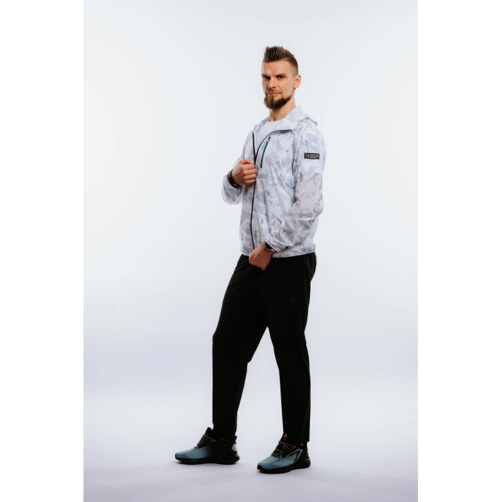 Pánská tréninková bunda ANTA Woven Track Top-852227608-1-SS22_Q2-Pure White · záber 4