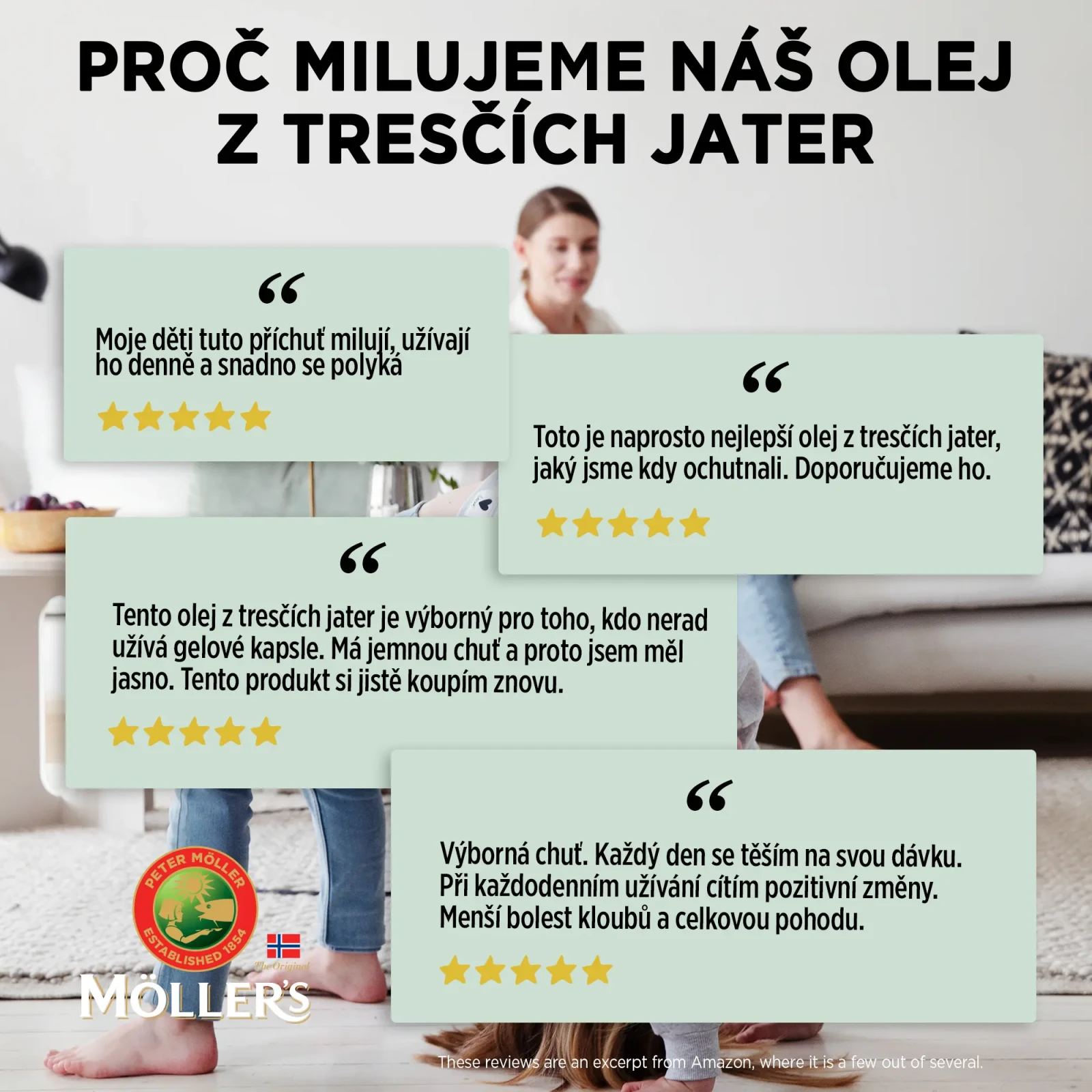 Möller's Omega 3 d+ olej citronová příchuť 250 ml · záber 5