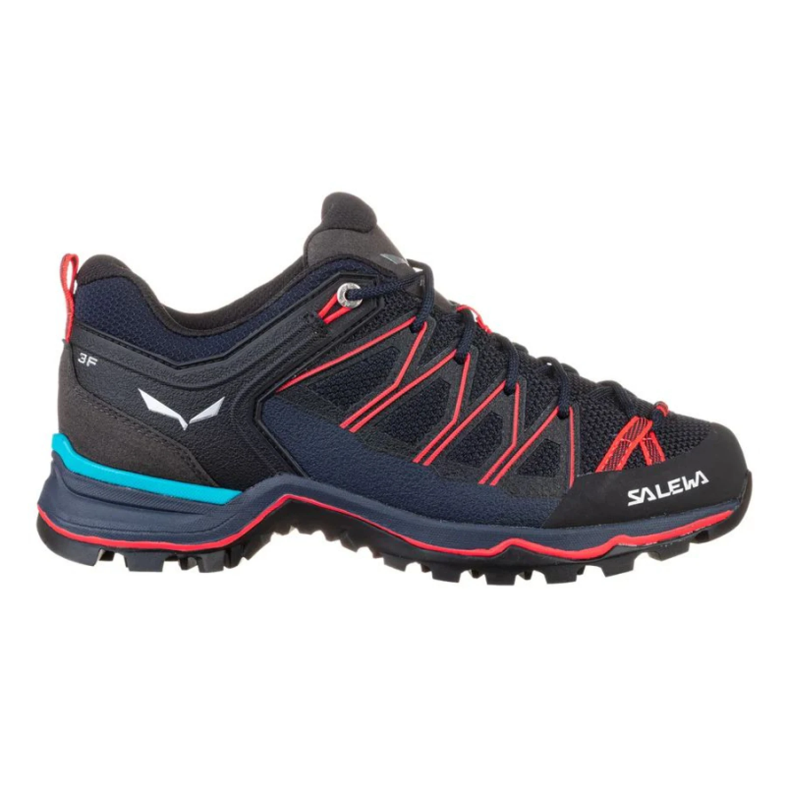 Dámská nízká turistická obuv SALEWA Mountain Trainer Lite W premium navy flue coral · záber 2
