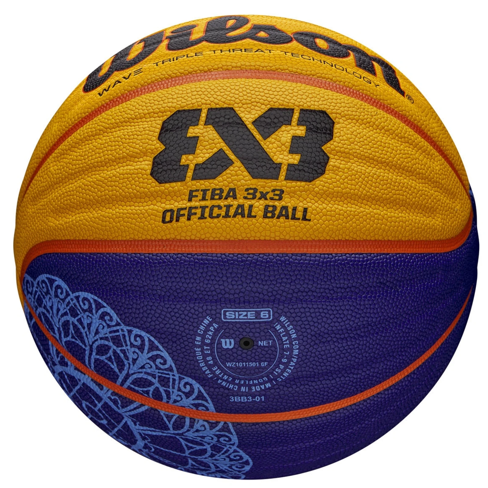 Wilson Fiba 3x3 Replica Basketball Paris 2024 - Velikost: 6 · záber 3