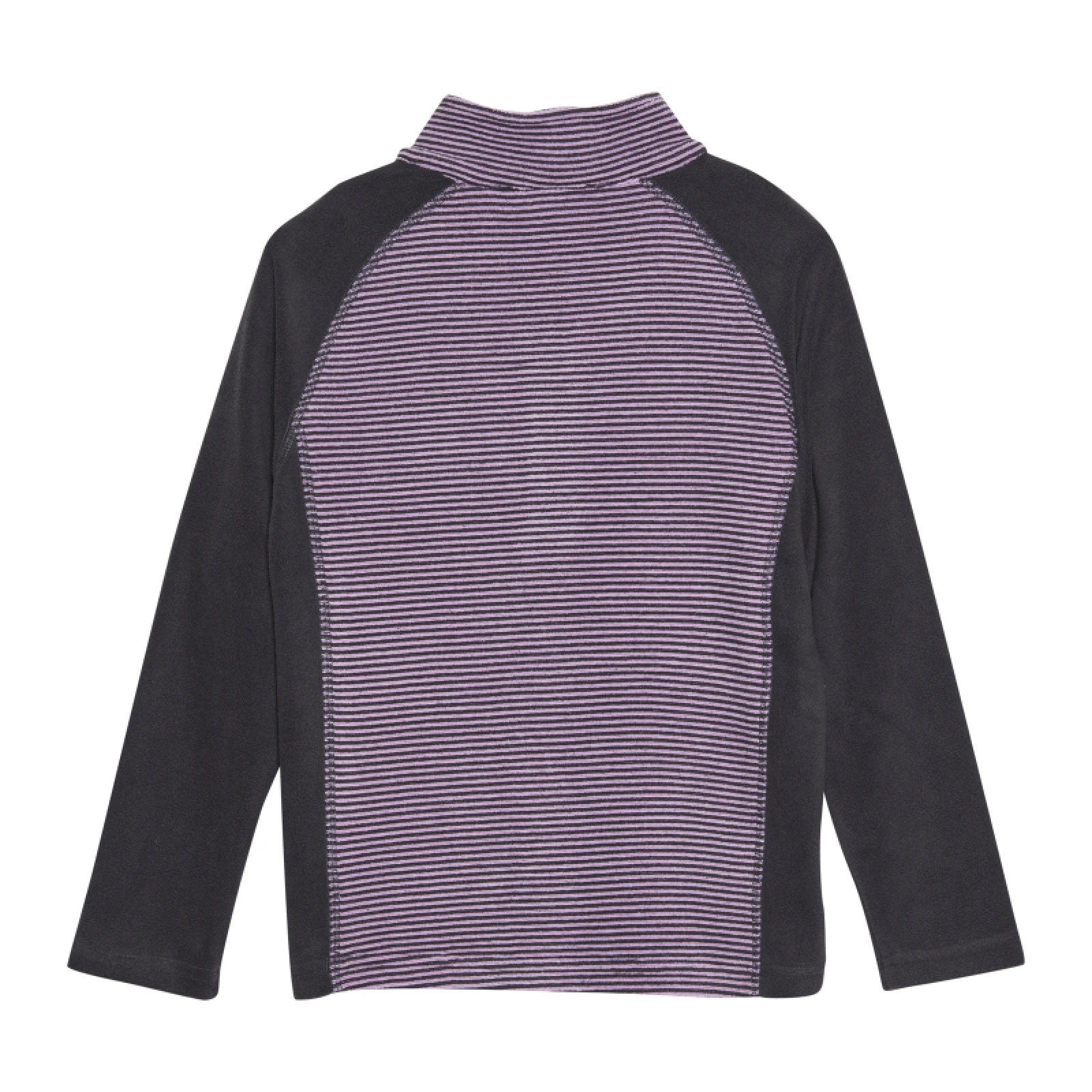 Dívčí lyžařská fleece mikina COLOR KIDS Fleece Pulli - Striped, violet tulle · záber 2