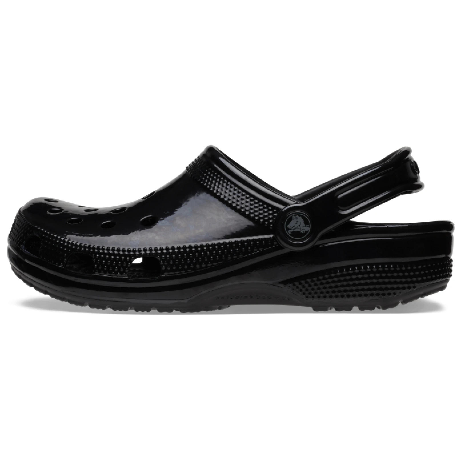 Kroksy (rekreační obuv) CROCS Classic High Shine Clog black · záber 3
