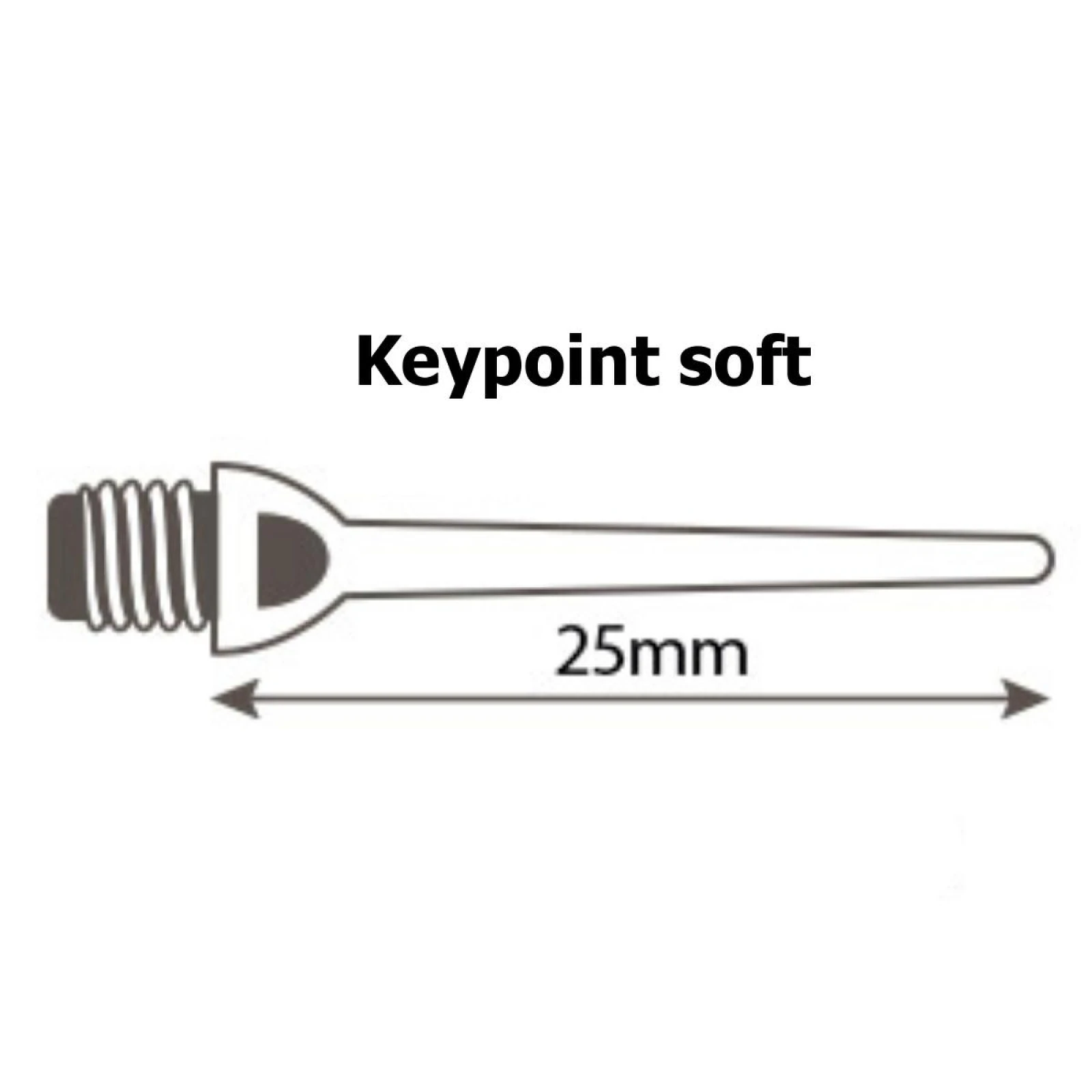 Hroty MASTER Keypoint soft 2ba 250ks černé · záber 2