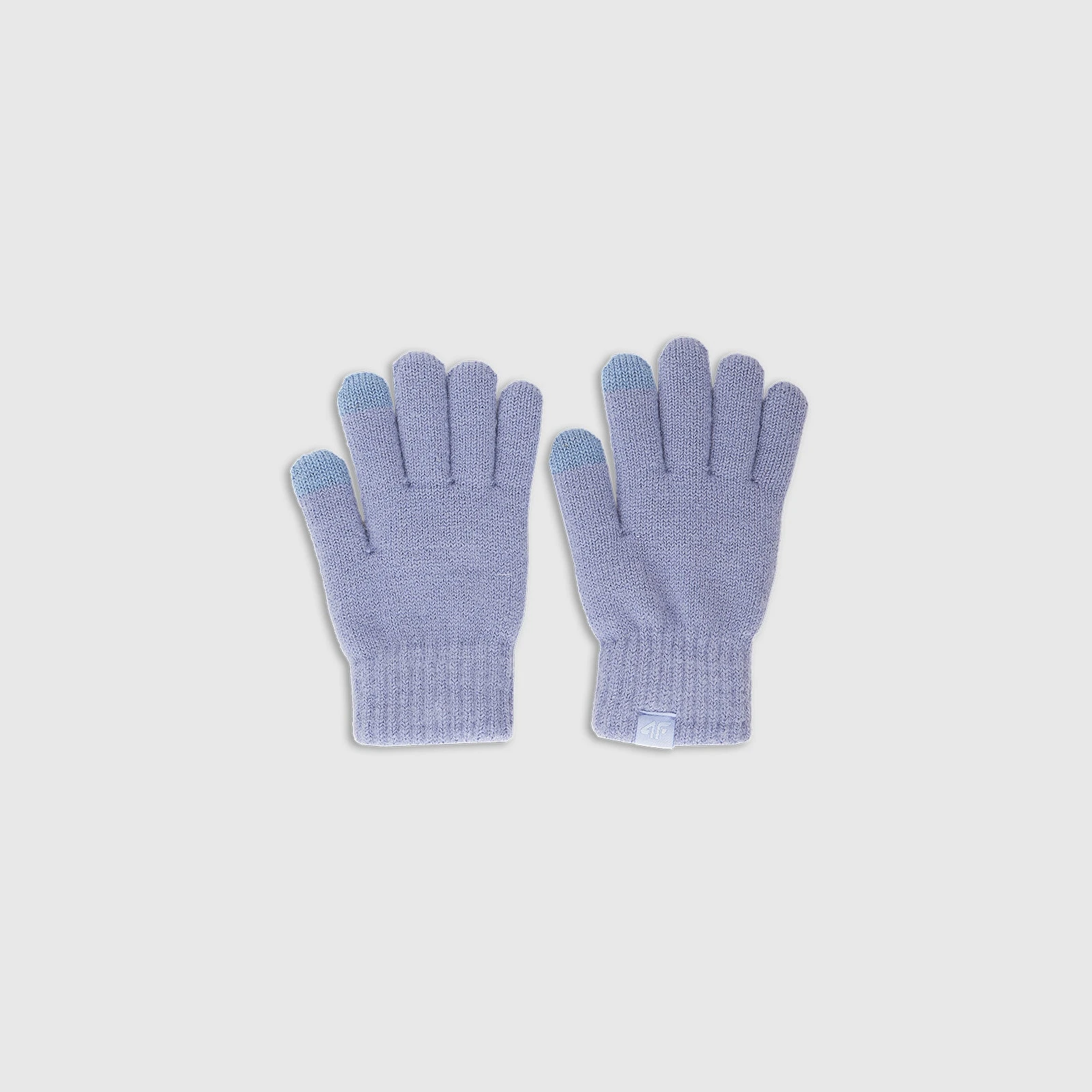 Dětské pletené rukavice Touch Screen - modré · záber 1
