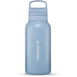 LifeStraw Go 2.0 Stainless Steel Water Filter Bottle 1L, modrá · záber 6