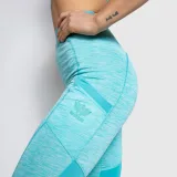 Sportovní legíny Iron Aesthetics Grande, zelené · záber 5