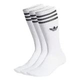 Ponožky ADIDAS ORIGINALS 3 PACK-HIGH CREW SOCK- WHITE · záber 1