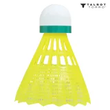 Badmintonové míčky TALBOT TORRO Tech 350 Slow 3 ks - žluté · záber 2