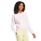 Dámská mikina se zipem ADIDAS W 3S FT FZ HD CLPINK WHITE · záber 1