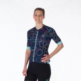 Dámský cyklistický dres s krátkým rukávem NORTHFINDER MARGARET · záber 2